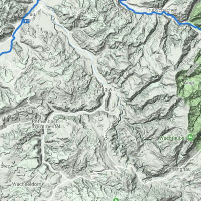 133 Route am 2. Tag 45 km  1420 Hm